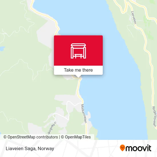 Liaveien Saga map