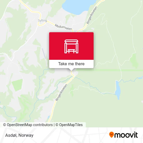 Asdøl map