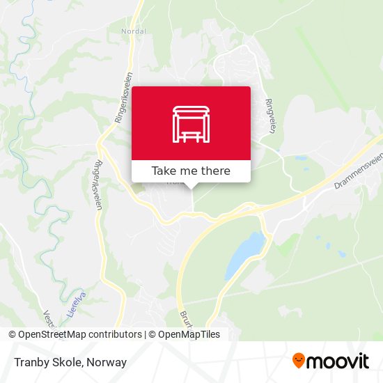 Tranby Skole map