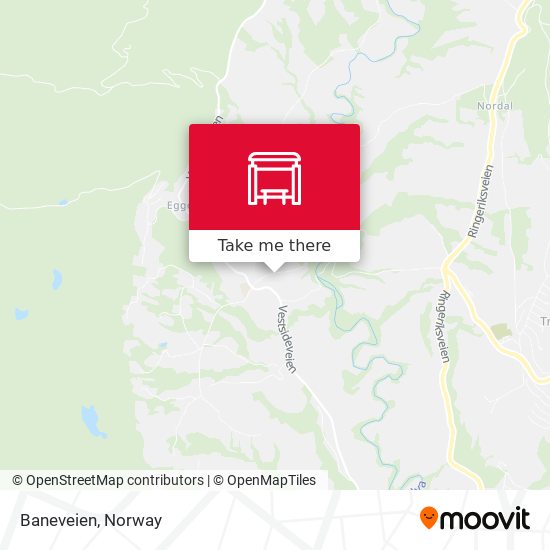 Baneveien map