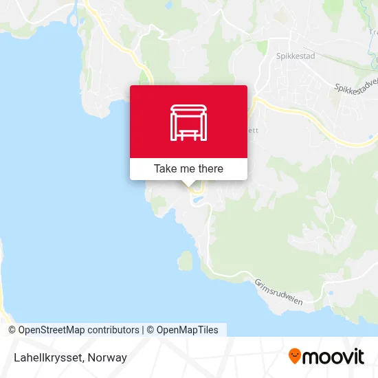 Lahellkrysset map