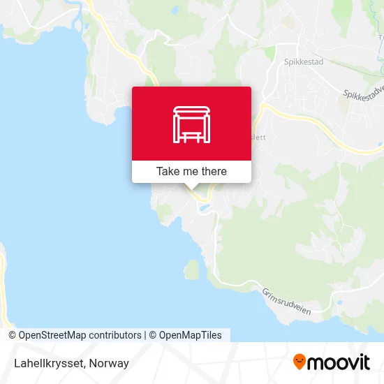 Lahellkrysset map
