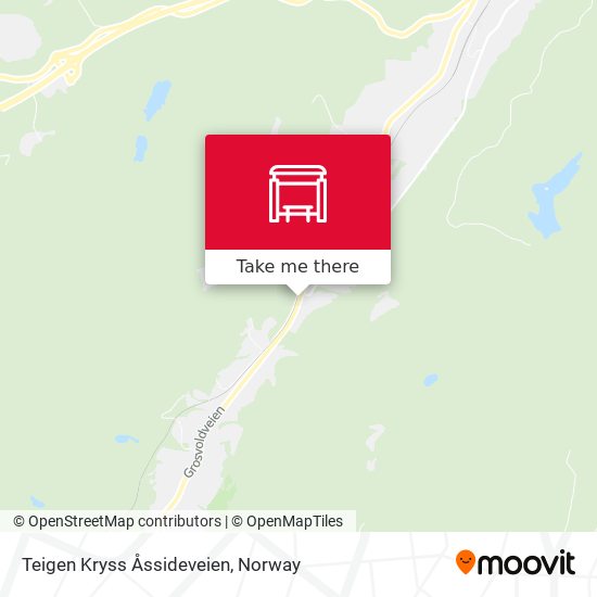 Teigen Kryss Åssideveien map