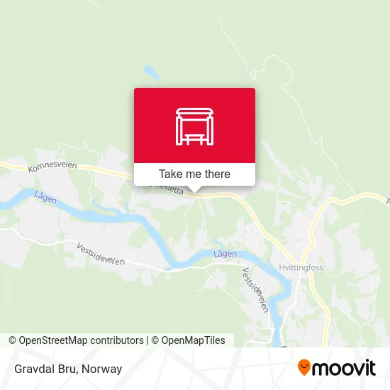 Gravdal Bru map