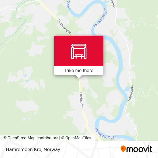 Hamremoen Kro map
