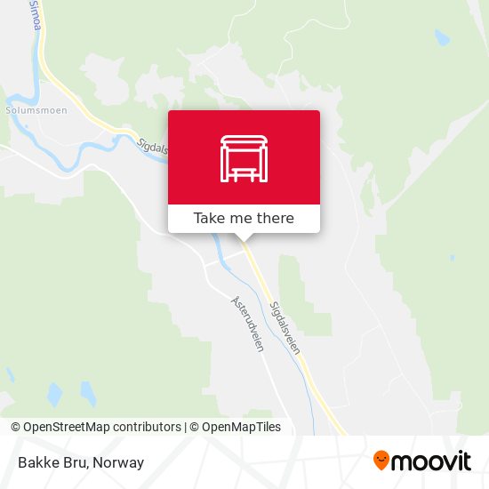 Bakke Bru map