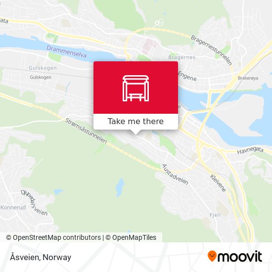 Åsveien map