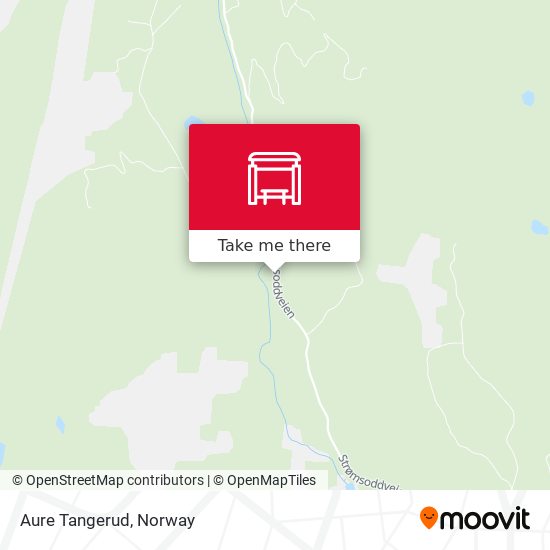 Aure Tangerud map