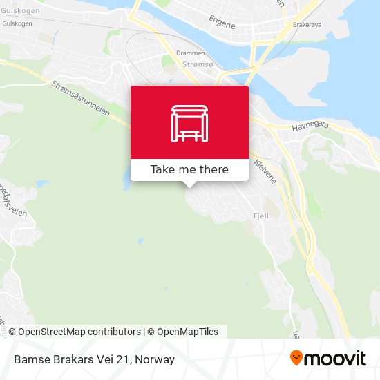 Bamse Brakars Vei 21 map