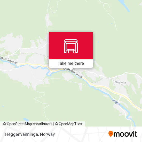 Heggenvanninga map