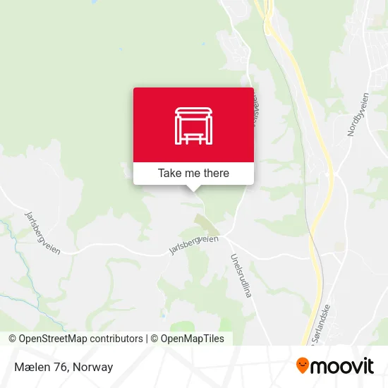 Mælen 76 map