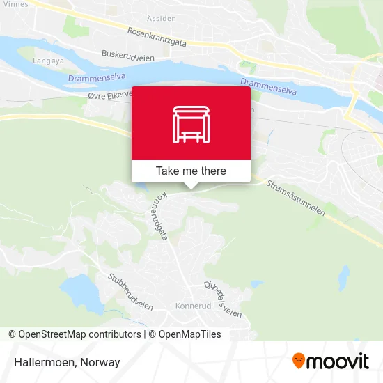 Hallermoen map