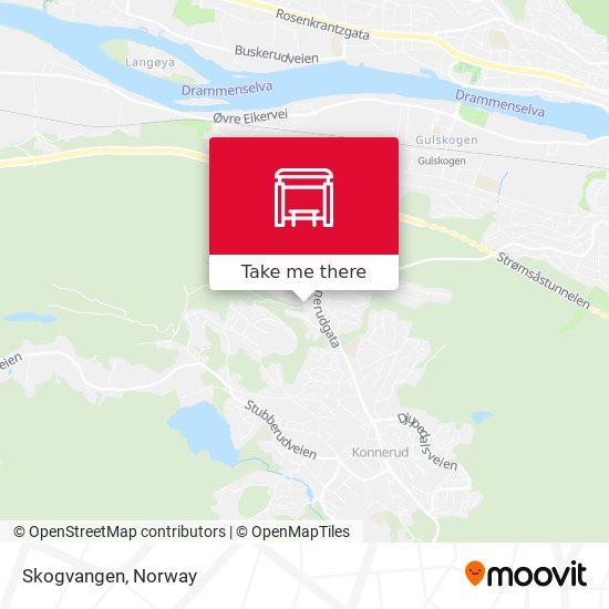 Skogvangen map