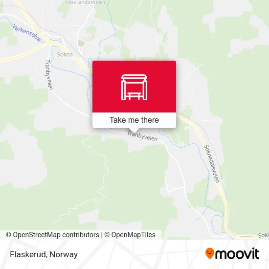 Flaskerud map