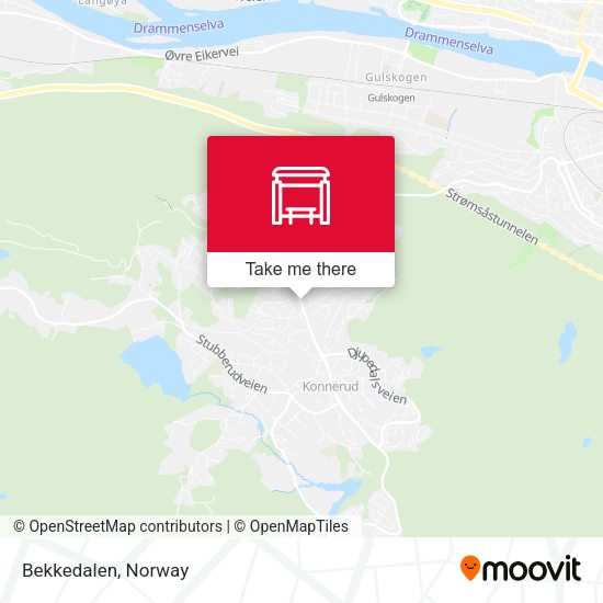 Bekkedalen map