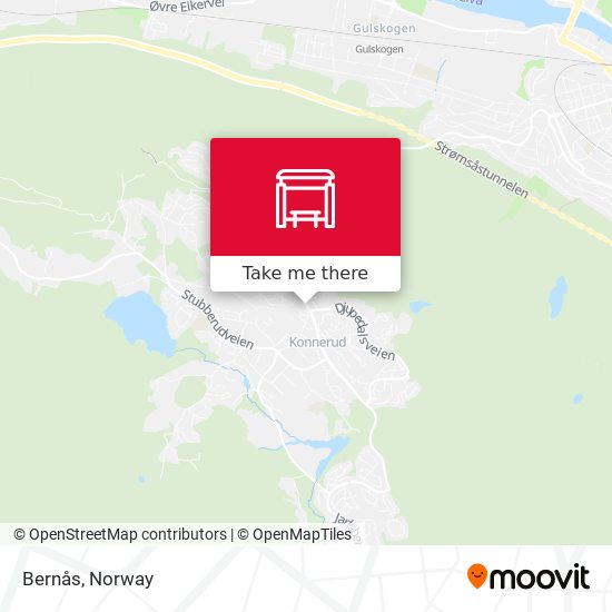 Bernås map