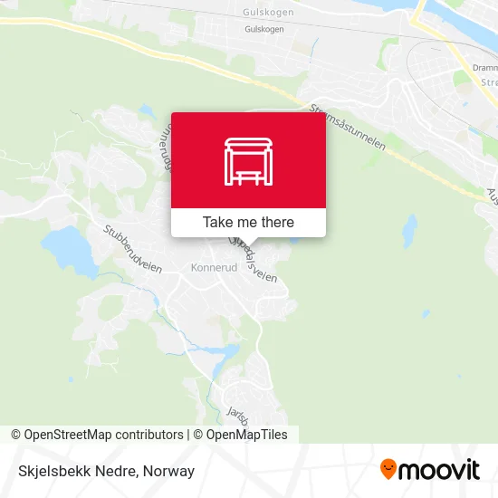 Skjelsbekk Nedre map