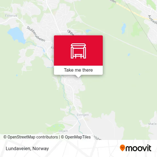 Lundaveien map