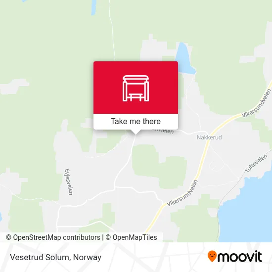 Vesetrud Solum map