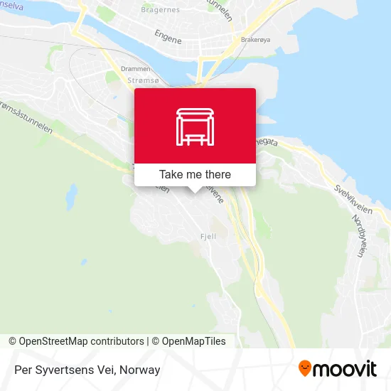 Per Syvertsens Vei map