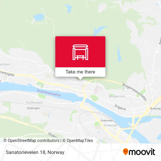 Sanatorieveien 18 map