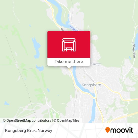 Kongsberg Bruk map