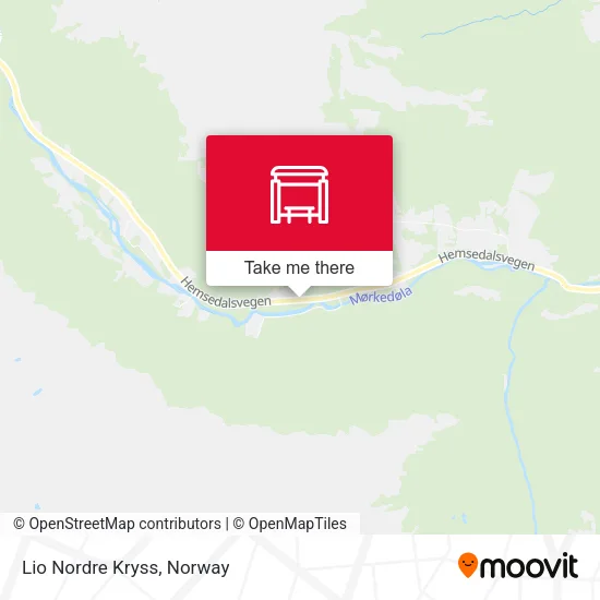 Lio Nordre Kryss map