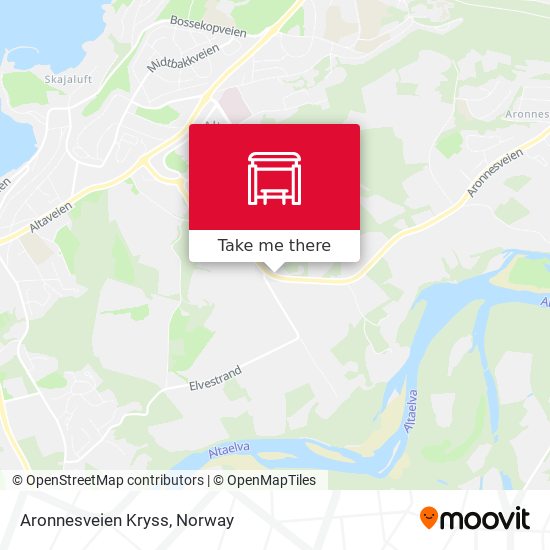 Aronnesveien Kryss map