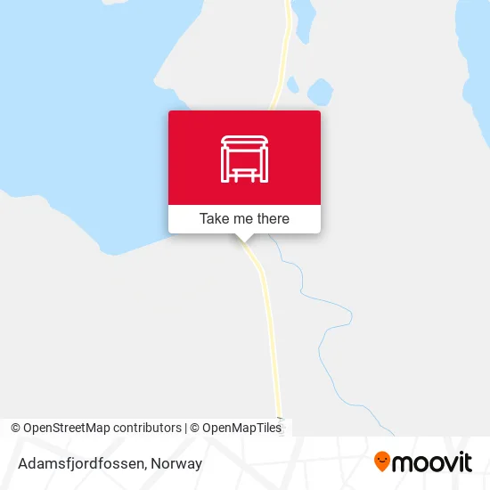 Adamsfjordfossen map