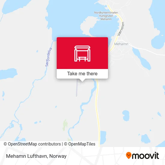 Mehamn Lufthavn map