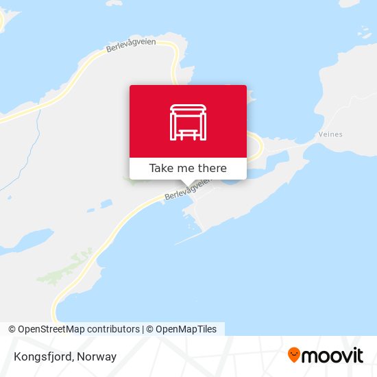 Kongsfjord map