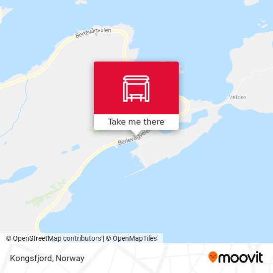 Kongsfjord map