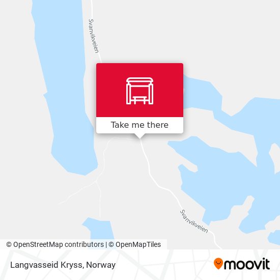 Langvasseid Kryss map