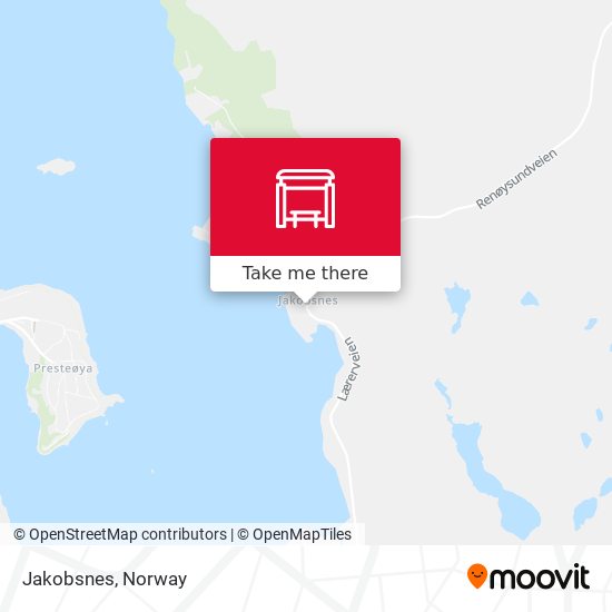 Jakobsnes map