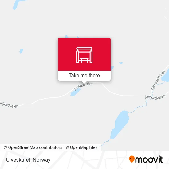 Ulveskaret map