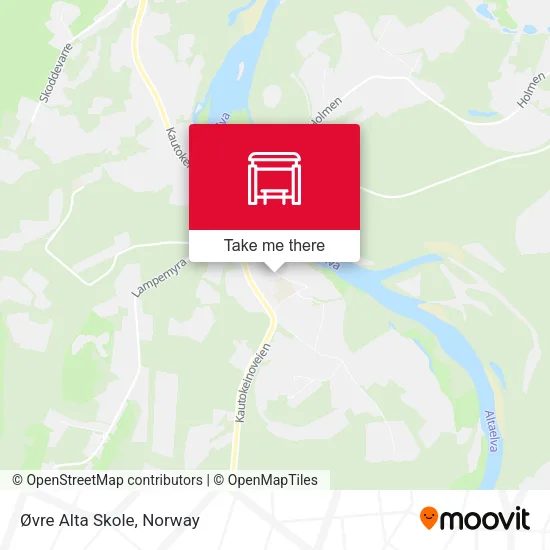 Øvre Alta Skole map