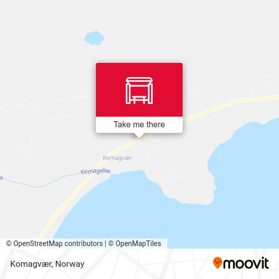 Komagvær map