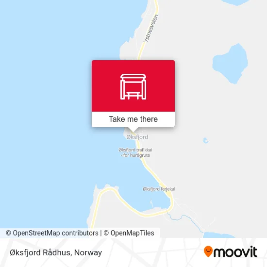 Øksfjord Rådhus map