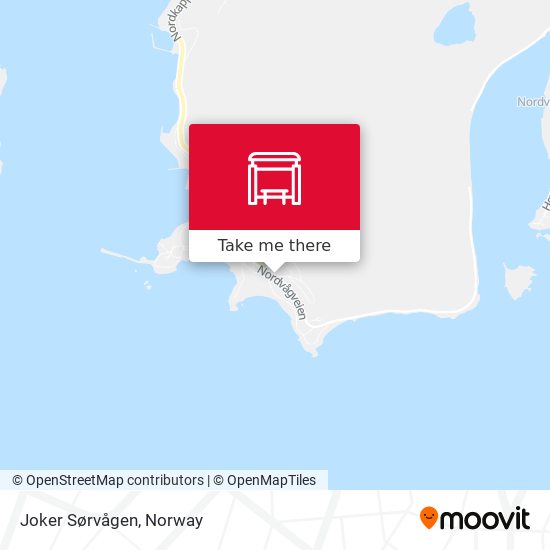 Joker Sørvågen map