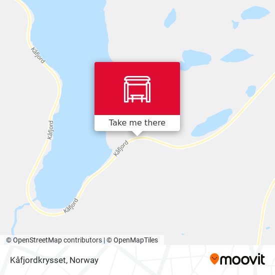 Kåfjordkrysset map