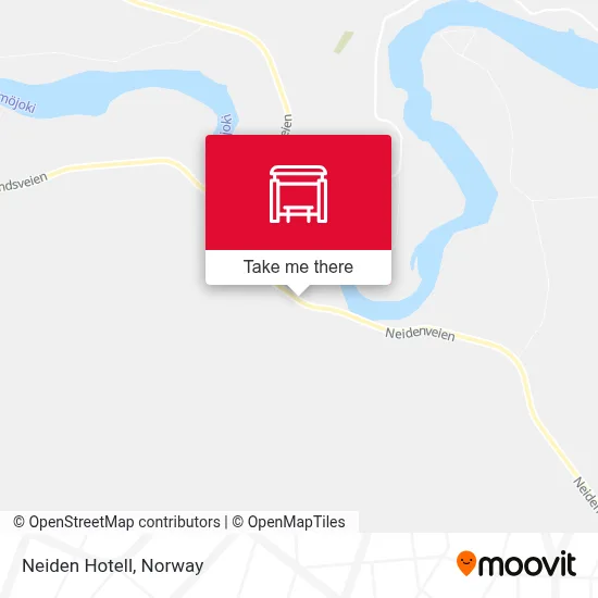 Neiden Hotell map
