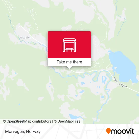 Morvegen map