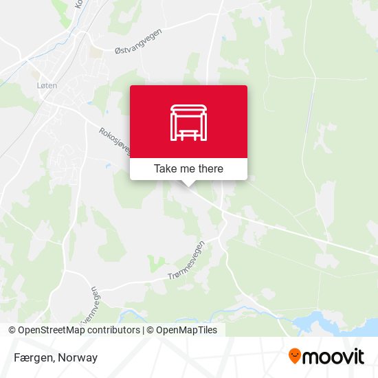 Færgen map