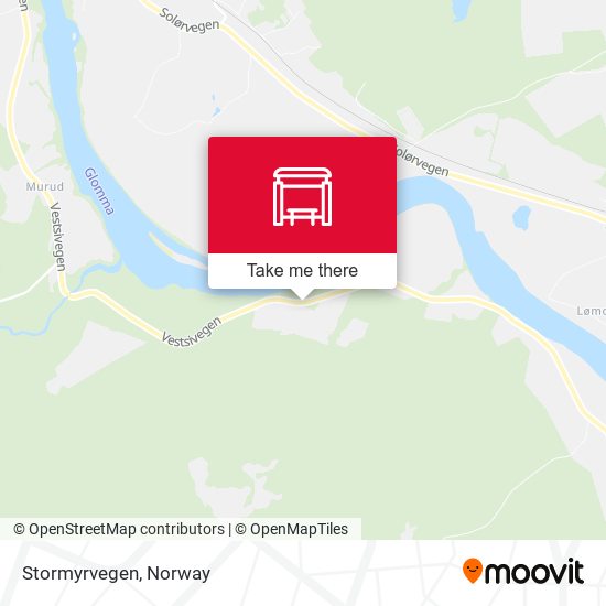 Stormyrvegen map