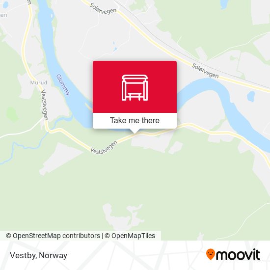 Vestby map