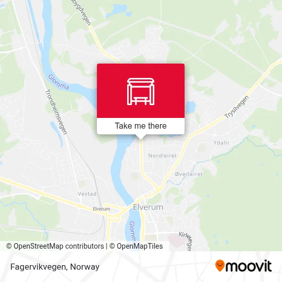 Fagervikvegen map