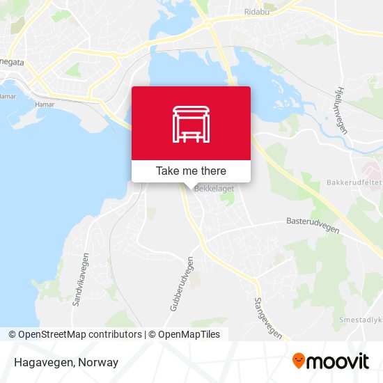 Hagavegen map