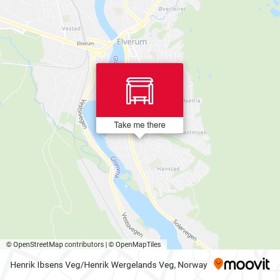 Henrik Ibsens Veg / Henrik Wergelands Veg map