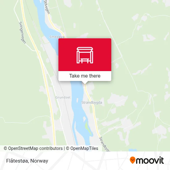 Flåtestøa map