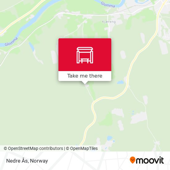 Nedre Ås map